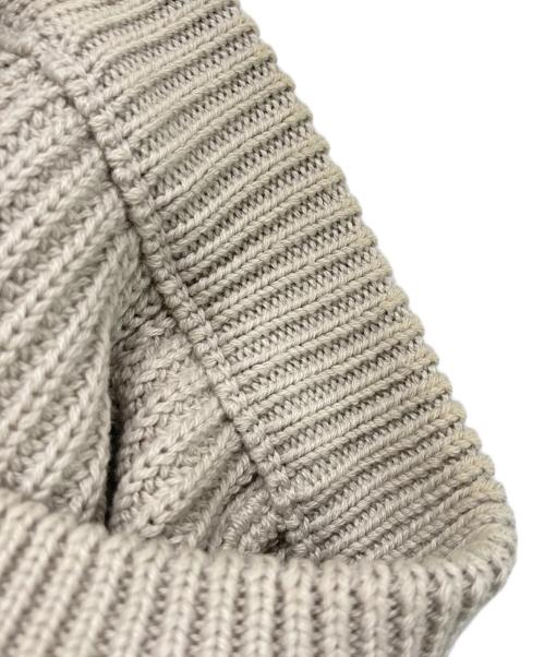 BATONER（バトナ―）BATONER (バトナ―) コットンラグランニット グレー サイズ:Ｆの古着・服飾アイテム