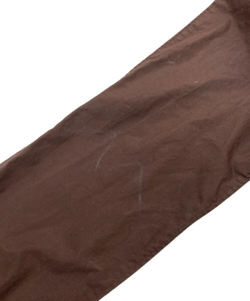 LOEFF（ロエフ）LOEFF (ロエフ) オーガニックコットン タイプライター リボンタイブラウス ブラウン サイズ:記載なしの古着・服飾アイテム