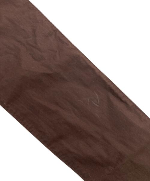 LOEFF（ロエフ）LOEFF (ロエフ) オーガニックコットン タイプライター リボンタイブラウス ブラウン サイズ:記載なしの古着・服飾アイテム