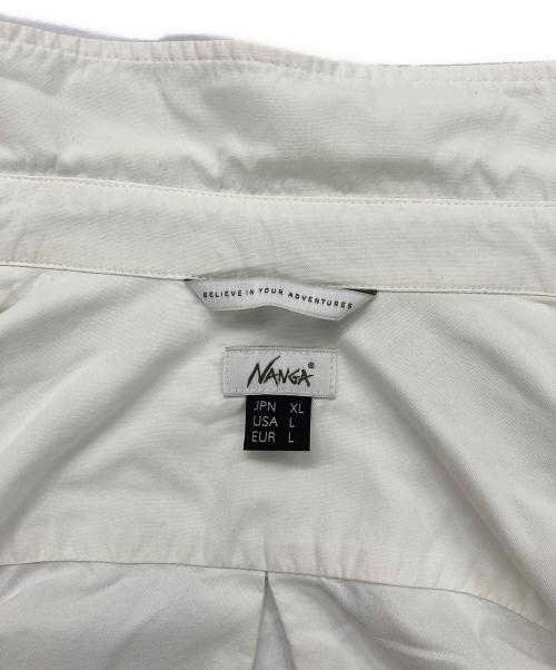 NANGA（ナンガ）NANGA (ナンガ) スナップボタンシャツ ホワイト サイズ:XLの古着・服飾アイテム