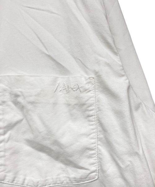 NANGA（ナンガ）NANGA (ナンガ) スナップボタンシャツ ホワイト サイズ:XLの古着・服飾アイテム