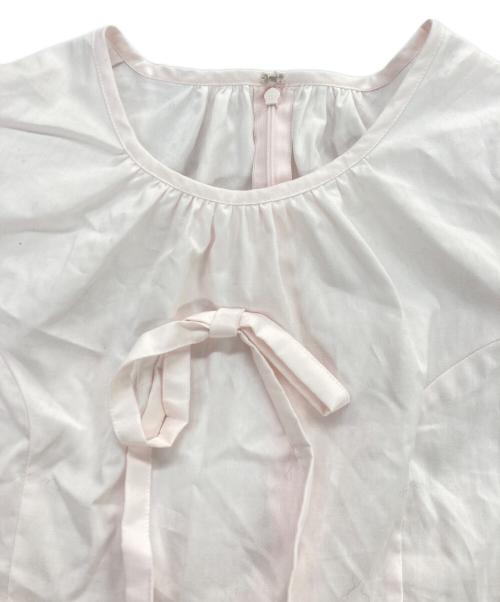 overlace（オーバーレース）overlace (オーバーレース) curve hem yoke blouse/ブラウス ピンク サイズ:38の古着・服飾アイテム