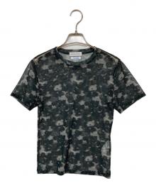 MAISON SPECIAL×PISCESS（メゾンスペシャル×パイシス）の古着「Flower Camo Mesh Sheer Top」｜グリーン