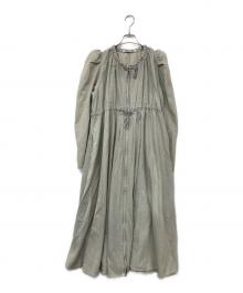 Mikio Sakabe（ミキオサカベ）の古着「Ancient Dress/デニムワンピース」｜スカイブルー