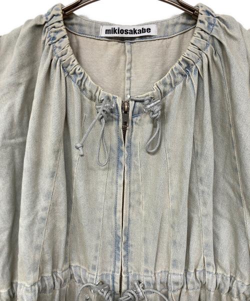 Mikio Sakabe（ミキオサカベ）MIKIO SAKABE (ミキオサカベ) Ancient Dress/デニムワンピース スカイブルー サイズ:Fの古着・服飾アイテム