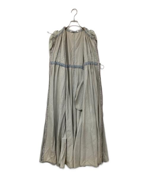 Mikio Sakabe（ミキオサカベ）MIKIO SAKABE (ミキオサカベ) Ancient Dress/デニムワンピース スカイブルー サイズ:Fの古着・服飾アイテム