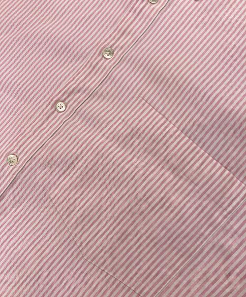 AURALEE（オーラリー）AURALEE (オーラリー) H BEAUTY&YOUTH (エイチ ビューティー&ユース) CANDY STRIPE BD SHIRT ピンク サイズ:2の古着・服飾アイテム