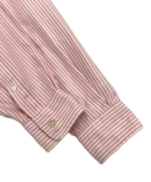 AURALEE（オーラリー）AURALEE (オーラリー) H BEAUTY&YOUTH (エイチ ビューティー&ユース) CANDY STRIPE BD SHIRT ピンク サイズ:2の古着・服飾アイテム
