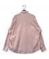 AURALEE (オーラリー) H BEAUTY&YOUTH (エイチ ビューティー&ユース) CANDY STRIPE BD SHIRT ピンク サイズ:2：7000円