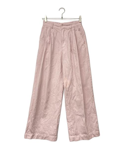 JOURNAL STANDARD（ジャーナルスタンダード）JOURNAL STANDARD (ジャーナルスタンダード) ガーメントダイツータックパンツ ピンク サイズ:36の古着・服飾アイテム