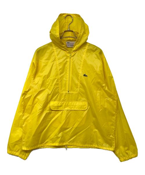 IZOD LACOSTE（アイゾッド ラコステ）IZOD LACOSTE (アイゾッド ラコステ) 70‘ｓナイロンアノラックパーカー イエロー サイズ:XLの古着・服飾アイテム