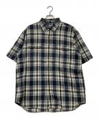 CarHarttカーハート）の古着「ワイドS/Sチェックシャツ」｜ブラック