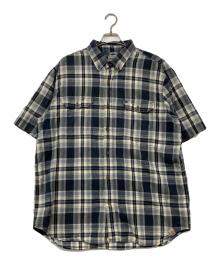 CarHartt（カーハート）の古着「ワイドS/Sチェックシャツ」｜ブラック