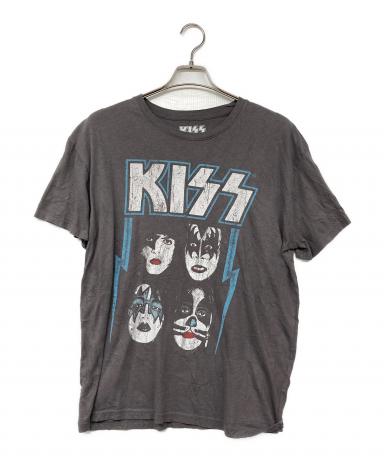 中古・古着通販】KISS (キス) バンドプリントTシャツ グレー サイズ:XL