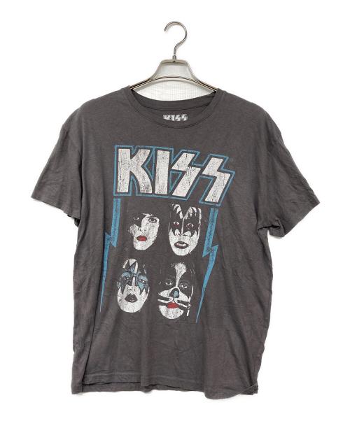 KISS（キッス）KISS (キス) バンドプリントTシャツ グレー サイズ:XLの古着・服飾アイテム