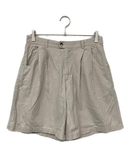 L.L.Bean（エルエルビーン）L.L.Bean (エルエルビーン) タックハーフパンツ ベージュ サイズ:14の古着・服飾アイテム