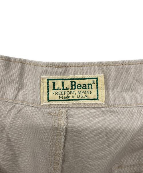 L.L.Bean（エルエルビーン）L.L.Bean (エルエルビーン) タックハーフパンツ ベージュ サイズ:14の古着・服飾アイテム