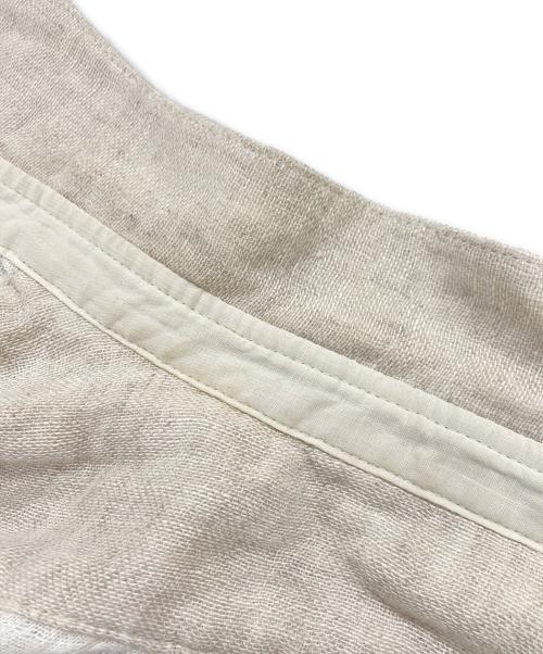 PG GAUZE（ピージーガーゼ）PG GAUZE (ピージーガーゼ) シャツワンピース ベージュ サイズ:記載なしの古着・服飾アイテム