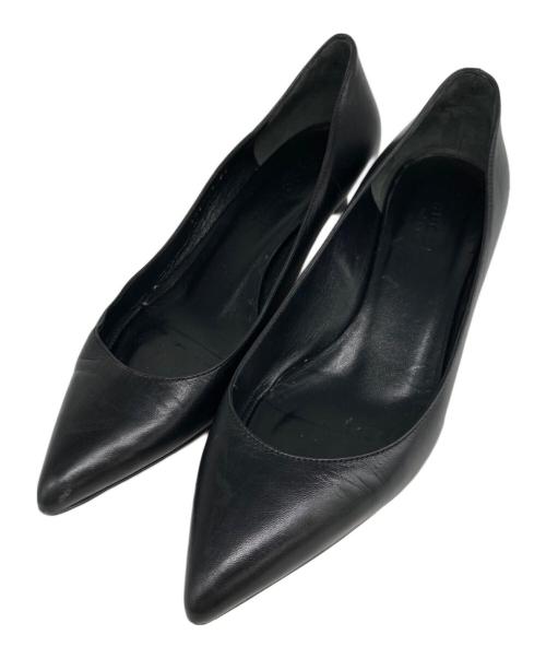 GUCCI（グッチ）GUCCI (グッチ) ヒールパンプス ブラック サイズ:36の古着・服飾アイテム