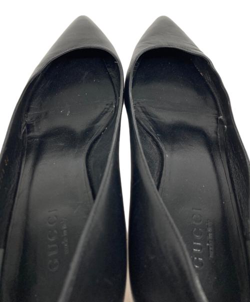 GUCCI（グッチ）GUCCI (グッチ) ヒールパンプス ブラック サイズ:36の古着・服飾アイテム