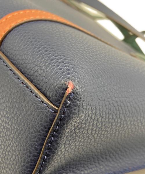 TORY BURCH（トリーバーチ）TORY BURCH (トリーバーチ) 2WAYバッグ ネイビーの古着・服飾アイテム