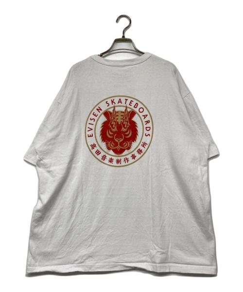 BEAMS T（ビームス ティー）BEAMS T (ビームスティー) EVISEN  SKATEBOARDS ロゴプリントTシャツ ホワイト サイズ:Mの古着・服飾アイテム