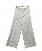 DEUXIEME CLASSEドゥーズィエム クラス）の古着「elegance パンツ」｜ホワイト