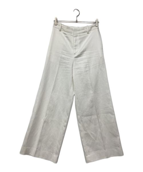 DEUXIEME CLASSE（ドゥーズィエム クラス）DEUXIEME CLASSE (ドゥーズィエム クラス) elegance パンツ ホワイト サイズ:36の古着・服飾アイテム
