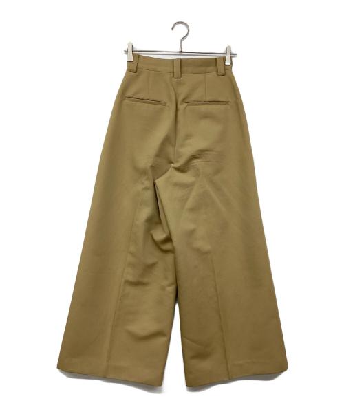 VERMEIL par iena（ヴェルメイユ パー イエナ）VERMEIL par iena (ヴェルメイユ パー イエナ) Eチノワイドパンツ ブラウン サイズ:36の古着・服飾アイテム