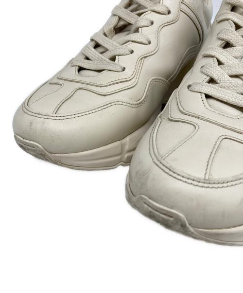 GUCCI（グッチ）GUCCI (グッチ) ライトンシェリーラインスニーカー ベージュ サイズ:37　1/2の古着・服飾アイテム