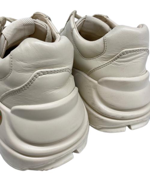 GUCCI（グッチ）GUCCI (グッチ) ライトンシェリーラインスニーカー ベージュ サイズ:37　1/2の古着・服飾アイテム