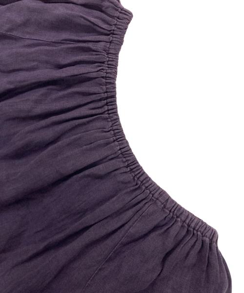 fog linen work（フォグリネンワーク）fog linen work (フォグリネンワーク) リネンプルオーバーブラウス パープル サイズ:記載なしの古着・服飾アイテム