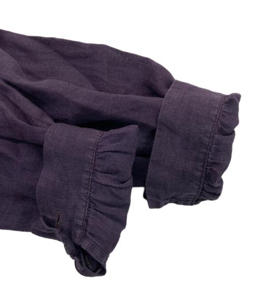 fog linen work（フォグリネンワーク）fog linen work (フォグリネンワーク) リネンプルオーバーブラウス パープル サイズ:記載なしの古着・服飾アイテム