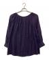 fog linen work (フォグリネンワーク) リネンプルオーバーブラウス パープル サイズ:記載なし：5000円