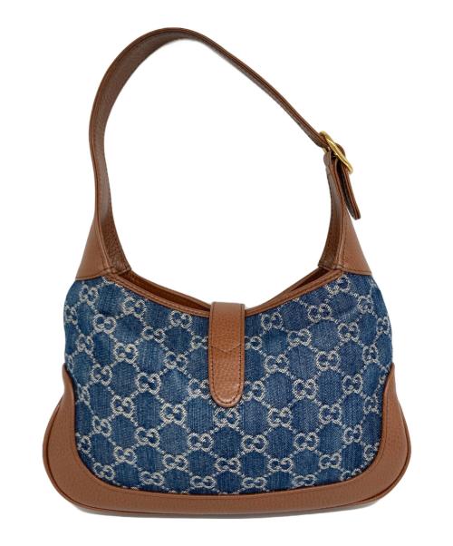 GUCCI（グッチ）GUCCI (グッチ) ジャッキー1961 ブルー×ブラウンの古着・服飾アイテム