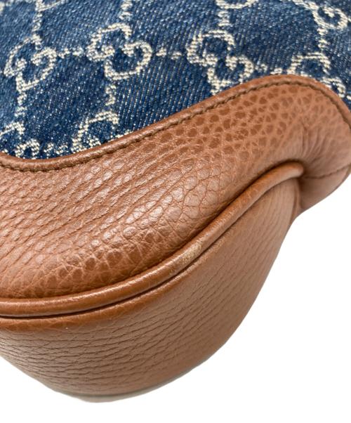 GUCCI（グッチ）GUCCI (グッチ) ジャッキー1961 ブルー×ブラウンの古着・服飾アイテム