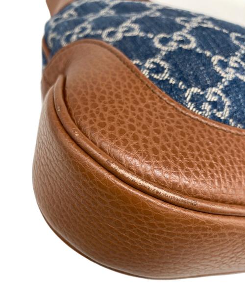 GUCCI（グッチ）GUCCI (グッチ) ジャッキー1961 ブルー×ブラウンの古着・服飾アイテム