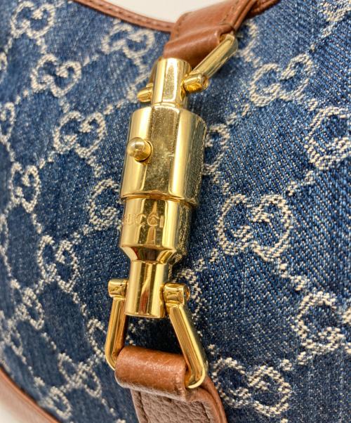 GUCCI（グッチ）GUCCI (グッチ) ジャッキー1961 ブルー×ブラウンの古着・服飾アイテム