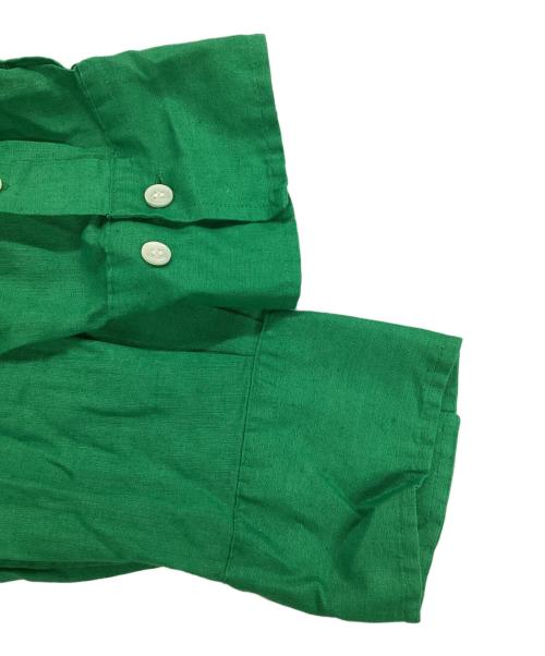 Spick and Span（スピック＆スパン）Spick and Span (スピックアンドスパン) コットンリネンルーズシャツ グリーン サイズ:記載なしの古着・服飾アイテム