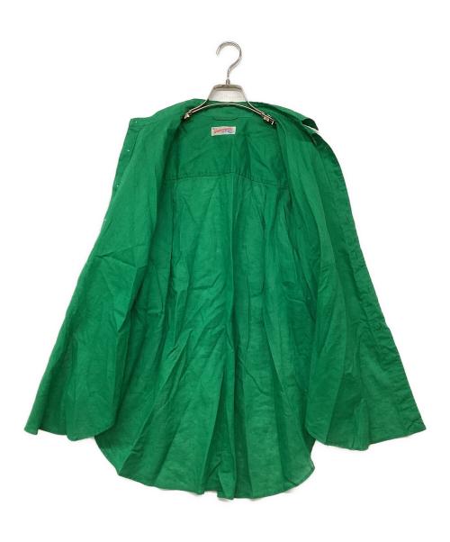 Spick and Span（スピック＆スパン）Spick and Span (スピックアンドスパン) コットンリネンルーズシャツ グリーン サイズ:記載なしの古着・服飾アイテム