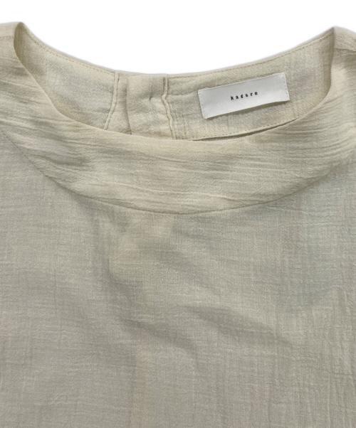 KAGURE（カグレ）KAGURE (カグレ) ガーゼロングチュニック アイボリー サイズ:FREEの古着・服飾アイテム