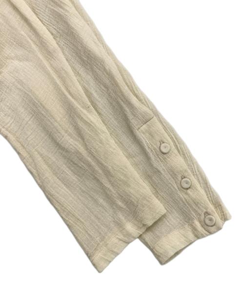 KAGURE（カグレ）KAGURE (カグレ) ガーゼロングチュニック アイボリー サイズ:FREEの古着・服飾アイテム