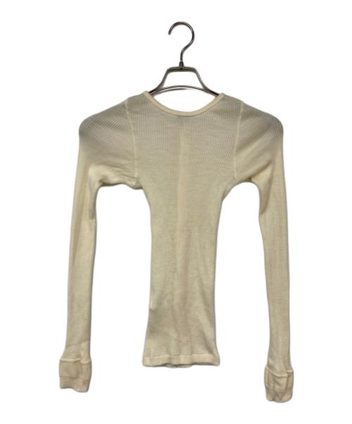 AURALEE（オーラリー）AURALEE (オーラリー) WOOL SOFT RIB CARDIGAN アイボリー サイズ:1の古着・服飾アイテム