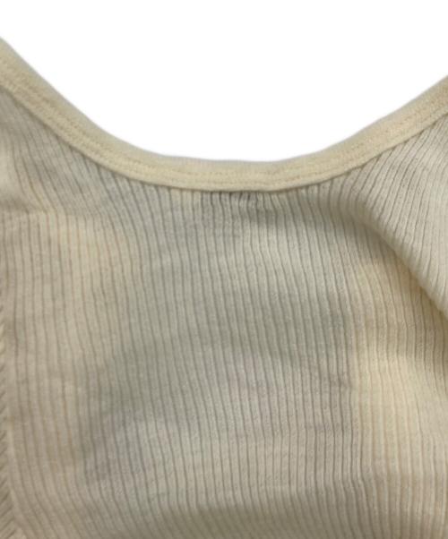 AURALEE（オーラリー）AURALEE (オーラリー) WOOL SOFT RIB CARDIGAN アイボリー サイズ:1の古着・服飾アイテム