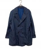 45Rフォーティファイブ・アール）の古着「リネンダブルコート」｜ブルー