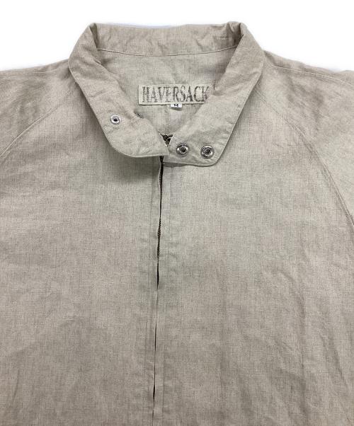 HAVERSACK（ハバーサック）HAVERSACK (ハバーサック) ジップアップジャケット ベージュ サイズ:Mの古着・服飾アイテム