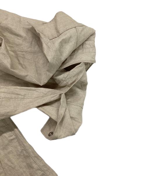 HAVERSACK（ハバーサック）HAVERSACK (ハバーサック) ジップアップジャケット ベージュ サイズ:Mの古着・服飾アイテム