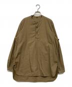 45Rフォーティファイブ・アール）の古着「シャツチノの908ヘンリーシャツ」｜オリーブ