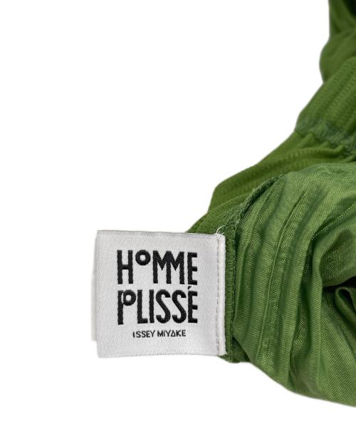 HOMME PLISSE ISSEY MIYAKE（オム プリッセ イッセイ ミヤケ）HOMME PLISSE ISSEY MIYAKE (オム プリッセ イッセイ ミヤケ) プリーツテーパードパンツ グリーン サイズ:2の古着・服飾アイテム