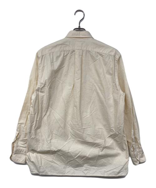 la favola（ラ ファーヴォラ）la favola (ラ ファーヴォラ) コットンオックスストライプワイドカラーシャツ S03RE イエロー サイズ:2の古着・服飾アイテム